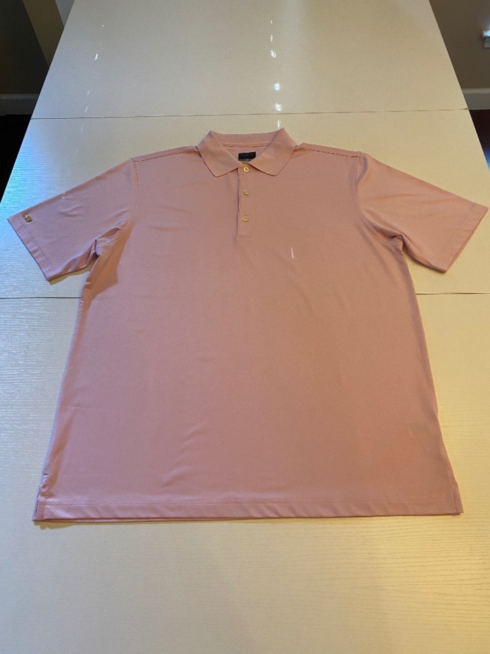 Greg Norman Play Dry Polo Golf Shirt in Pink Size Large